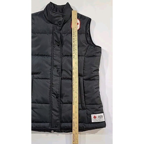Hudson's Bay Company 2010 Olympics Team Canada Black Puffer Vest Women's Small - Picture 16 of 16